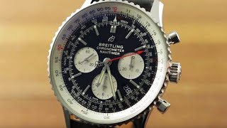 Breitling Navitimer 01 Chronograph AB0121211B1X2 Breitling Watch Review [upl. by Alurta851]