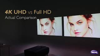 Actual comparison 4K UHD vs Full HD Resolution [upl. by Euqinim]