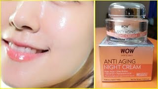 Get Youthful Glowing tight Skin With WOW ANTIAGEING NIGHT CREAM  Best Night Cream In India [upl. by Elissa104]