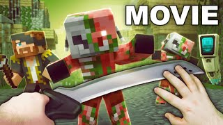 REALISTIC MINECRAFT MOVIE  THE ZOMBIE INVASION [upl. by Kruse]