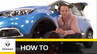 How To Change A Tyre  Renault UK [upl. by Arlee649]