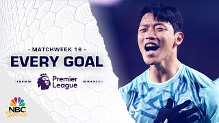 Every Premier League goal from Matchweek 19 202324  NBC Sports [upl. by Busey581]