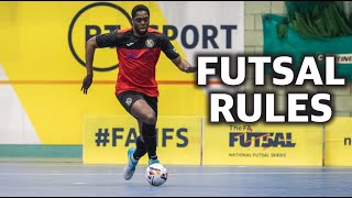 Futsal Rules For Beginners  KP Futsal [upl. by Ahsiri]