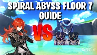 Spiral Abyss Floor 7 Guide  Genshin Impact [upl. by Elwyn]