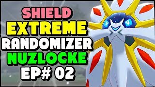 SOLGALEO In The Wild Area  Pokemon Sword and Shield Extreme Randomizer Nuzlocke Episode 2 [upl. by Sapowith813]