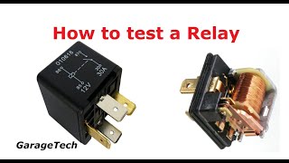 How to test a Relay [upl. by Saisoj]