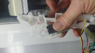 Microwave door switch change walkthrough [upl. by Anallese]