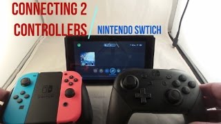 Nintendo Switch  Pairing Multiple Controllers [upl. by Kingsly]