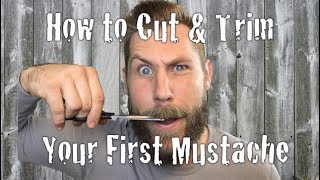 How to Cut amp Trim Your First Mustache [upl. by Stromberg]