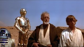 Star Wars A New Hope  Luke and ObiWan arrive Mos Eisley [upl. by Dannel]