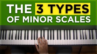 3 Scales Every Pianist Needs To Know Melodic Minor Harmonic Minor And Natural Minor [upl. by Lessirg]