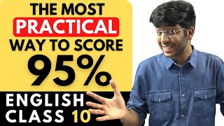 The Most PRACTICAL Way To Score 95 In Class 10 English Board Exam 2021 [upl. by Giglio717]