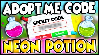 This SECRET CODE Gets You NEON POTIONS in Adopt Me Prezley [upl. by Goodard]