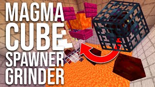 How to Build an Easy Magma Cube Spawner Farm in Minecraft 116 [upl. by Wimsatt14]