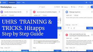 UHRS New Market place Training How To Work on UHRS New Dashboard Tricks 2021 UHRS training [upl. by Eendyc512]