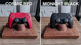 NEW PS5 Controllers Cosmic Red  Midnight Black [upl. by Londoner]