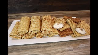 Russian Style Cooking Blini │Super easy Dessert Recipe [upl. by Oinoitna]