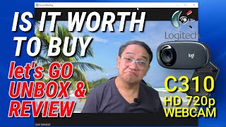 Logitech Webcam C310 Unboxing amp Review [upl. by Aneeuqahs]