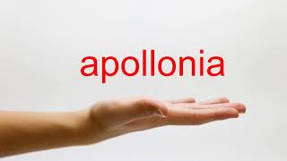 How to Pronounce apollonia  American English [upl. by Bethany582]