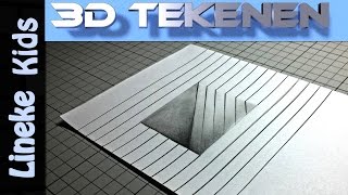 3D LUIK tekenen voor beginners [upl. by Vona]