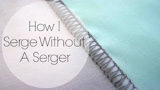 How I Serge WOut A Serger ‖ TLS [upl. by Aramak]