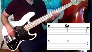 Whipping Post  Isolated Bass Tutorial with Tablature [upl. by Eikkin]