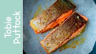 How to Cook Crispy Skin Salmon [upl. by Morrell819]