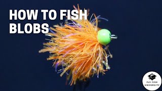 How to Fish a BLOB Fly for Trout [upl. by Nnaihs]