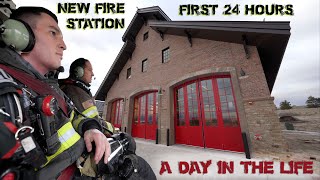 First 24 Hours in a New Fire Station  A Day in the Life [upl. by Atiekal]