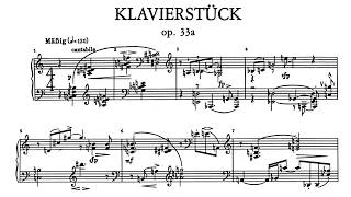 Schoenberg Klavierstück Op 33a Pollini [upl. by Glynda]