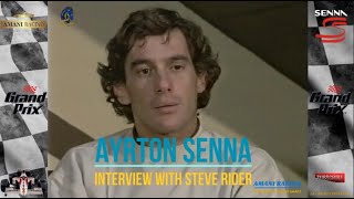 AYRTON SENNA INTERVIEW [upl. by Arikahs]