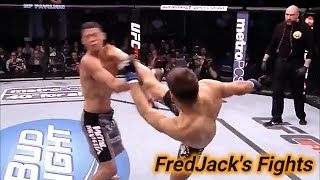 Josh Thomson vs Nate Diaz Highlights Thomson FINISHES Diaz mma ufc natediaz joshthomson [upl. by Aitan]