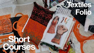 Perfect your Textiles Portfolio  Short Courses [upl. by Drehcir]