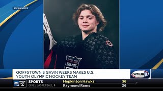 Goffstowns Gavin Weeks makes US Youth Olympic Hockey Team [upl. by Mela]