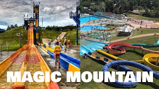 Magic Mountain Waterpark Moncton Waterslides POV Moncton New Brunswick [upl. by Mendelsohn]