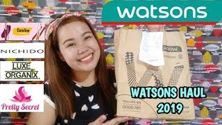 WATSONS HAUL 2019 Tipid haul [upl. by Portia586]