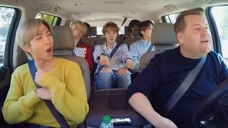 BTS sings ON with James Corden in Carpool Karaoke [upl. by Goth]