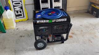 Duromax 1300EH home Generator Setup [upl. by Alroy]