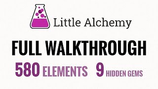 Little Alchemy Full Walkthrough 580 Items [upl. by Yarised]