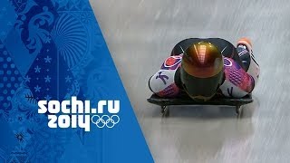 Skeleton  Mens Heats 1 amp 2  Sochi 2014 Winter Olympics [upl. by Nostaw]