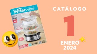 Catálogo Betterware Enero 2024 [upl. by Acirret]