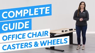 The Complete Office Chair Casters amp Wheels Guide [upl. by Nosyaj]