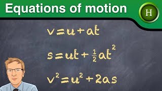 Equations of motion Higher Physics [upl. by Enined]