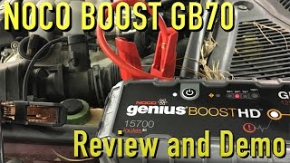 NOCO Genius Boost HD GB70 Jump Starter  Review [upl. by Xela]