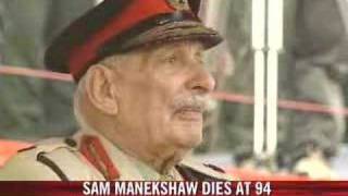 Field Marshal Manekshaw dies [upl. by Gerard]