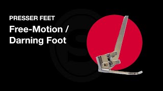 Singer FreeMotionDarning Presser Foot [upl. by Ettenhoj]