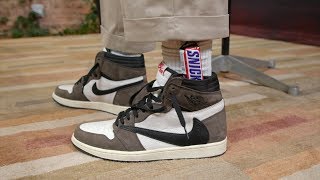 Air Jordan 1 Travis Scott How To Use the Hidden Pouch [upl. by Nadnal]