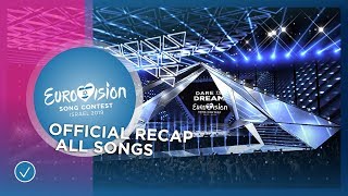 OFFICIAL RECAP All 41 songs of the 2019 Eurovision Song Contest [upl. by Yelrahs593]