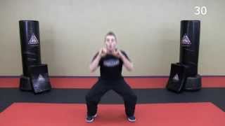 33 Minute Krav Maga Workout  Lower Body HIIT  Krav Combatives [upl. by Mraz298]