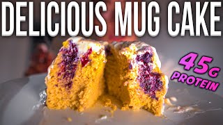 DELICIOUS PROTEIN MUG CAKE 45g protein [upl. by Anovahs368]